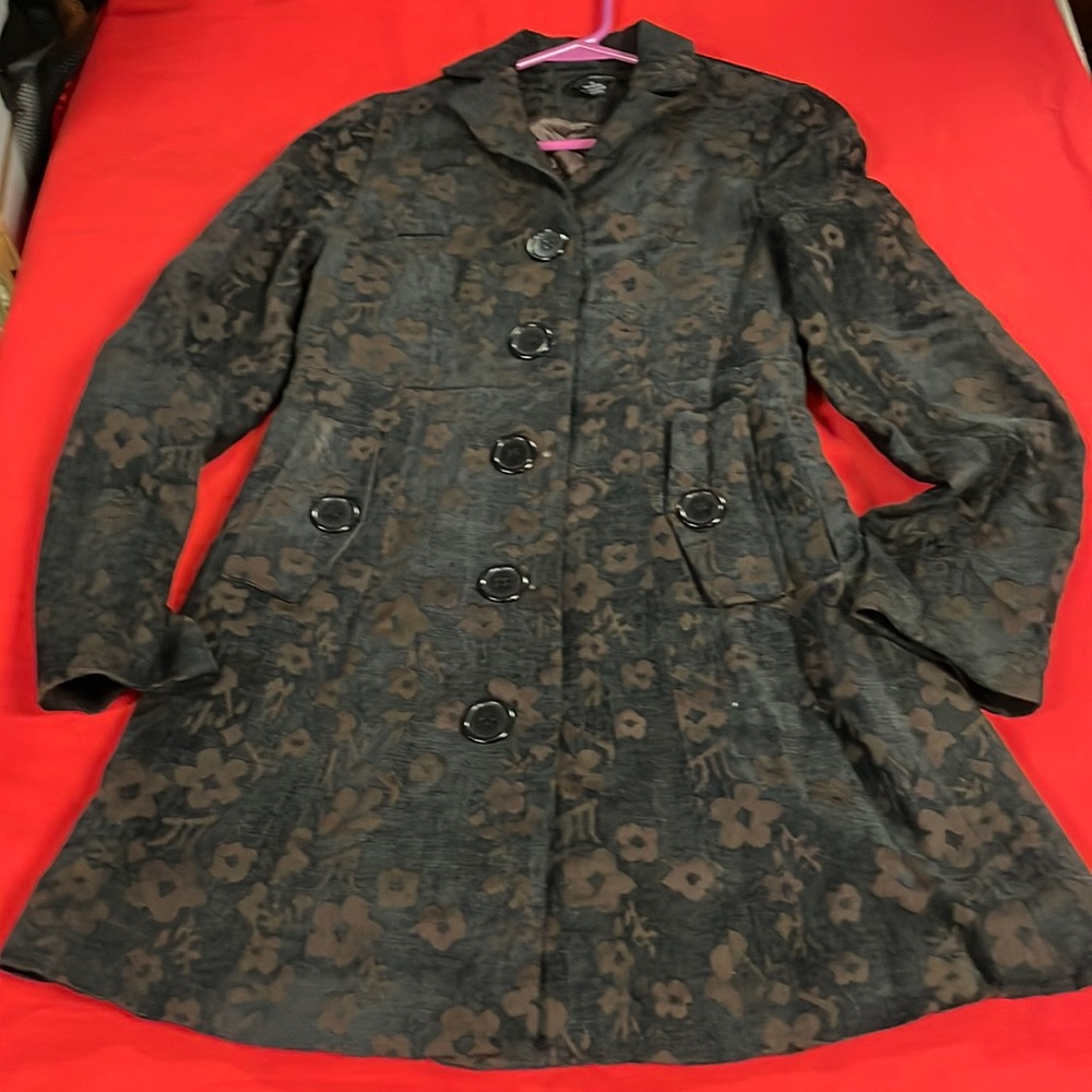 GRACIA FASHION FLORAL COAT RETRO STYLE